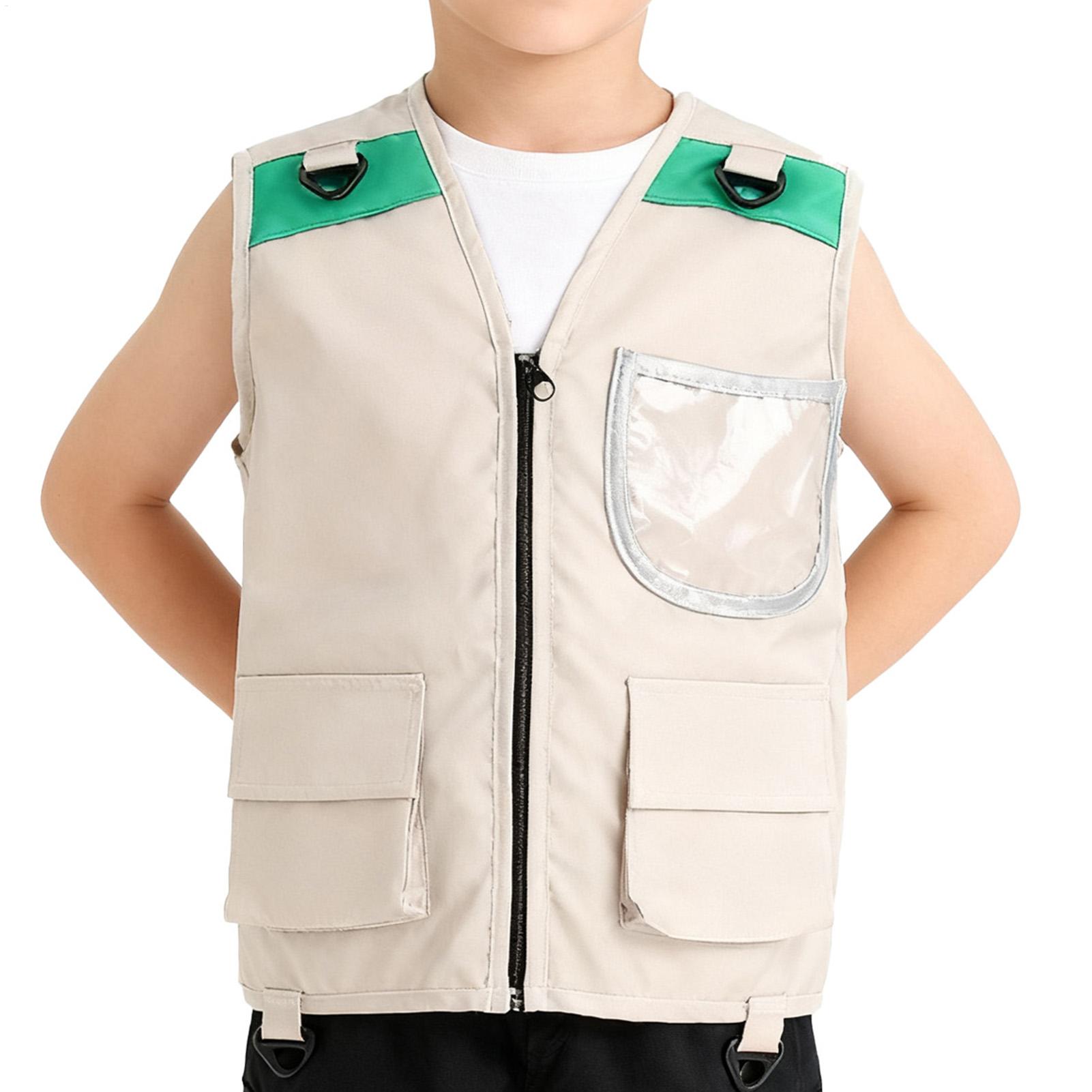 Outdoor Adventure Kit For Kids - Kinder-Entdeckerweste Kostüm Safari-Cargoweste Jungen Outdoor-Abenteuer-Set für