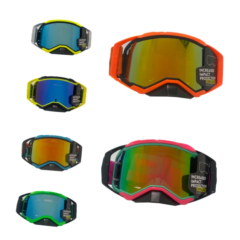 Outdoor Adventure Sports - Verstellbare Sport-Schutzbrille, staubdichte Windschutzbrille für Offroad-Bike-Ski-Abenteuer