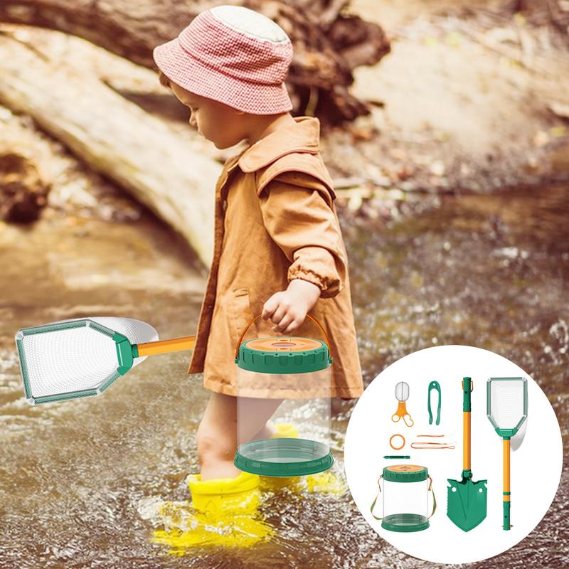 Outdoor Adventure Kit For Kids - Schmetterlingsfangset, einziehbarer Lebewesenfänger, Schmetterlingsfänger für Kinder,